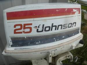 lot 79 image: Johnson 25 Hp Outboard