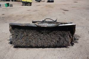 lot 29 image: Paladin Brand Universal Mount Bobcat Skid Loader Skid Steer Sweepster 72 Sweeper Attachment