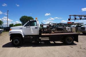 lot 4 image: 1990 Chevrolet Kodiak Flat Bed Dually Truck