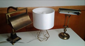 (3) Table Lamps See Photos...