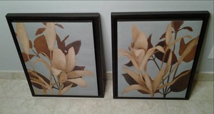 (2) Wall Art Pieces 18 X 22  See...