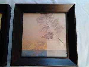 (2) Framed Wall Art Pieces (15.75)...
