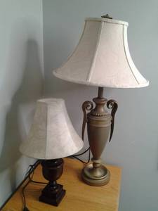 (2) Table Lamps (Tallest 33) See ...