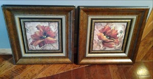 (2) Framed Wall Art Pieces (23.5 X...