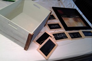 20.5 X 21 Framed Artwork, Wood St...