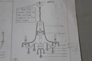 lot 118 image: Chandelier (in box)