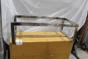 lot 131 image: Chrome Metal Coffee Table Base