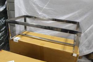 lot 148 image: Chrome Metal Coffee Table Base