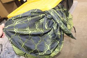 lot 210 image: Lot of (4) Trellis Drapes
