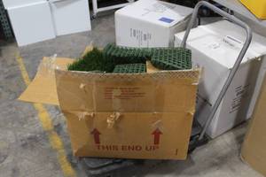 lot 268 image: Lot of (1 Box) Faux Grass Panels
