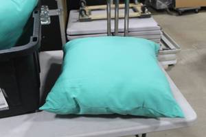 lot 297 image: Lot of (2) Throw Pillows