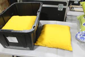 lot 298 image: Lot of (3) Throw Pillows