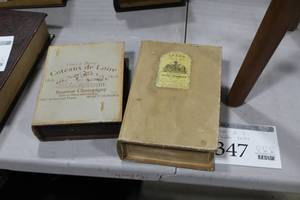 lot 347 image: Lot of (2) Hide-away Books