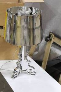 lot 309 image: Modani HENR-CL Table Lamp  with Silver Shade