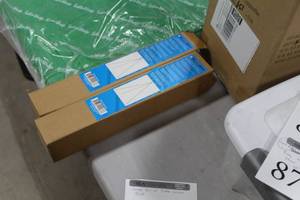 lot 85 image: Lot of (2) Steel Easy Folding Easel Display (new in box)