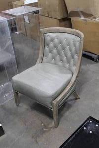 lot 69 image: Upholstered Wood Dining Room Chair
