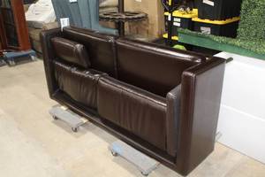lot 360 image: Leather Couch Brown