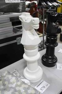 lot 379 image: Knight Chess Piece