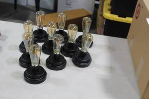 lot 495 image: Lot of (10) Table Lights