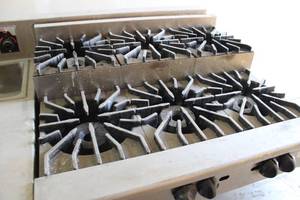 lot 8 image: Vulcan Burner & Heatcraft Stainless Steel Fridge Prep Table
