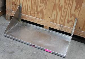 lot 32 image: Stainless Steel Shelving 34 Inch X 12 Inch