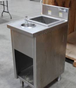 lot 48 image: Bread & Butter Table Stainless Steel