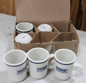lot 108 image: Coffee Mugs China 8 oz Lot of 30