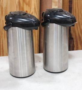 lot 115 image: Thermal Coffee Airpot Carafe Lot Of 2
