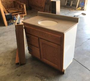 36 Vanity with Medicine Cabinet & Mirror
