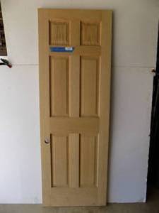 Oak 6 Panel Door 28x80 LH