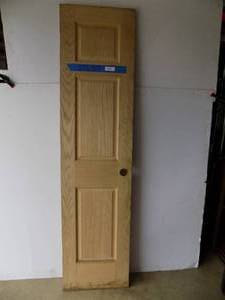 Oak 3 Panel Door 20x80 RH