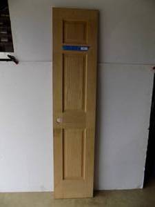 Oak 3 Panel Door 18x80 LH