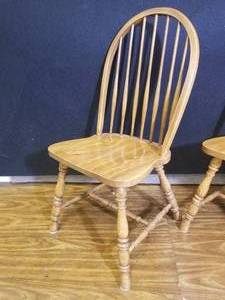 lot 80 image: Lovely Windsor Chairs