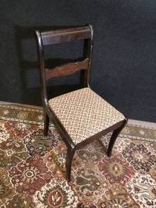 lot 55 image: Fantastic Mahogany Antique Occasional Chair