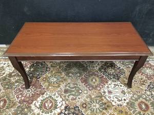 lot 93 image: Warm Cherry Wood Coffee Table