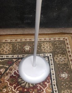 lot 158 image: Contemporary Grey Floor Lamp