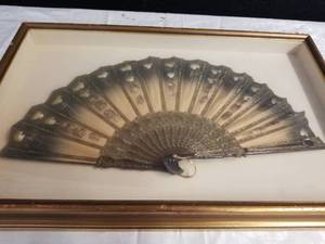 lot 129 image: Brilliant Fine Art Folding Fan