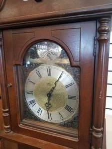 lot 46 image: Striking Grandfather Clock by Ridgeway