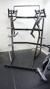 lot 1 image: Hammer Strength Plate Loaded Ground Base Combo Jammer