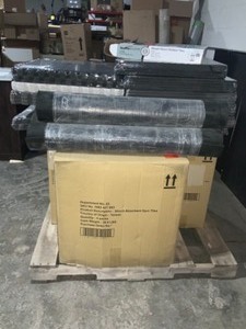 Pallet of Interlocking Gym Floor Matts. Various Kinds and Conditions. See Pictures