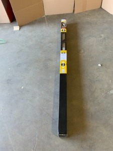 lot 3 image: DELTA 60 in. Contemporary Sliding Bathtub Door Track Assembly Kit in Nickel. See Pictures