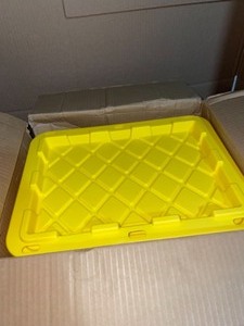 lot 17 image: MUSCLE RACK 5 Gal. Heavy Duty Storage Bin (4-Pack). See Pictures