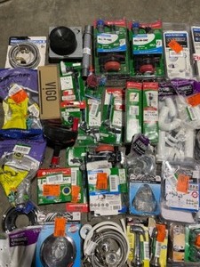 lot 25 image: Huge Assorted Lot of Plumbing Goods and BathroomKitchen Accessories. Various Conditions. See Pictures