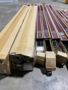lot 27 image: Assorted Home Decorators Collection Drapery Rods. Various SizesColors & Conditions. See Pictures