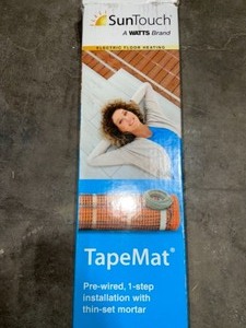 lot 34 image: SunTouch Floor Warming 10 ft. x 30 in. 120-Volt Radiant Floor Heating Mat (Covers 25 sq. ft.). See Pictures