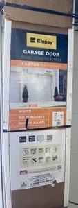 lot 64 image: CLOPAY Classic Collection 8 ft. x 7 ft. Non-Insulated White Garage Door. See Pictures