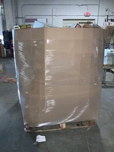 lot 100 image: Gaylord Full of General Merchandise, Plumbing, OutdoorSeasonal & More Various Kinds & Conditions. See Pictures