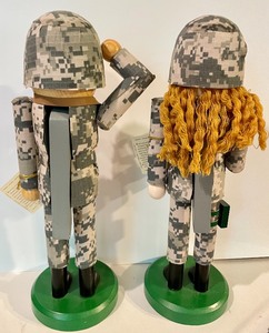 lot 2 image: 2 Military Limited Edition Nutcrackers