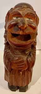 lot 134 image: Carved Wood Nutcracker