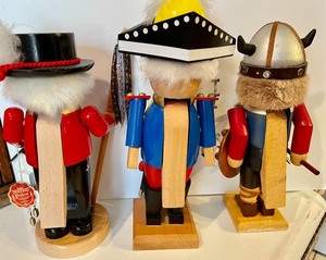 lot 211 image: 3 Awesome Steinbach Nutcrackers